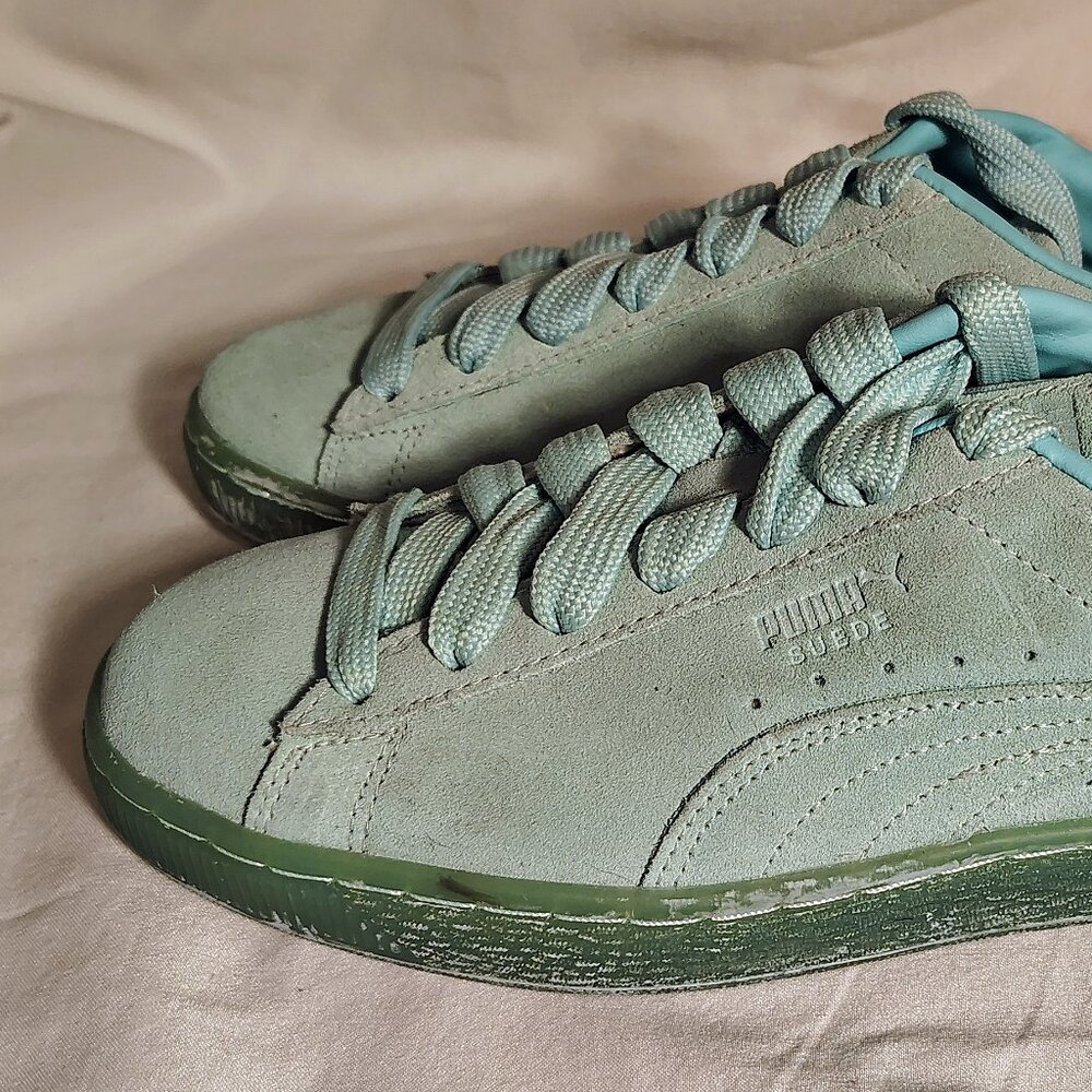 Puma Suede Classic XXI Sneakers – Mint Green – Women’s 8.5 – New